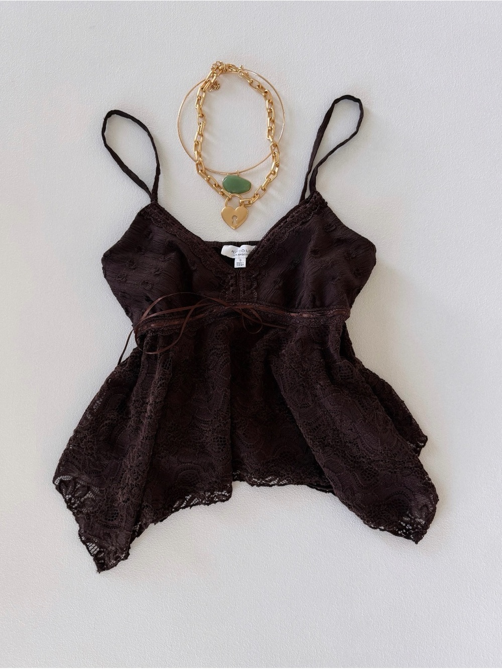 Brown Babydoll Cami Top Fairy